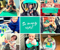 Busy Baby Silicone Placemat - 4 tether version