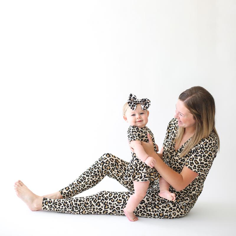 Lana Leopard Mommy SS Basic Lougewear