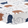 Lambs & Ivy Playful Elephant 3-Piece Crib Bedding Set