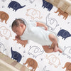 Lambs & Ivy Playful Elephant 3-Piece Crib Bedding Set