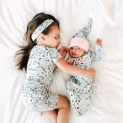 Everly Grey Bella Kids 3-Piece Short PJ | Cloud Blue