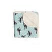 Everly Grey Swaddling Blanket | Horse