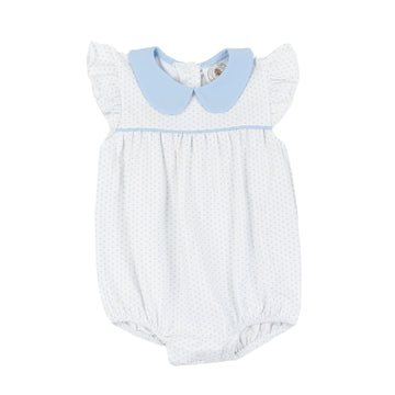 Cypress Row Classic Blue Dot Flutter Bubble