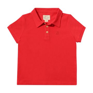 Me & Henry Shipping Polo | Red Pique
