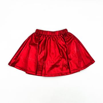 Blended Spirit Red Metallic Skirt