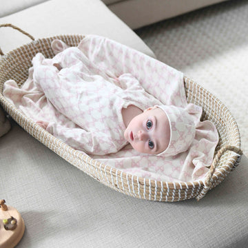 Pimalu Receiving Blanket | Bows