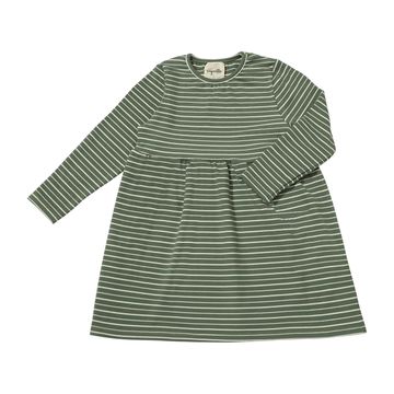 Vignette Madigan Dress | Green Stripe