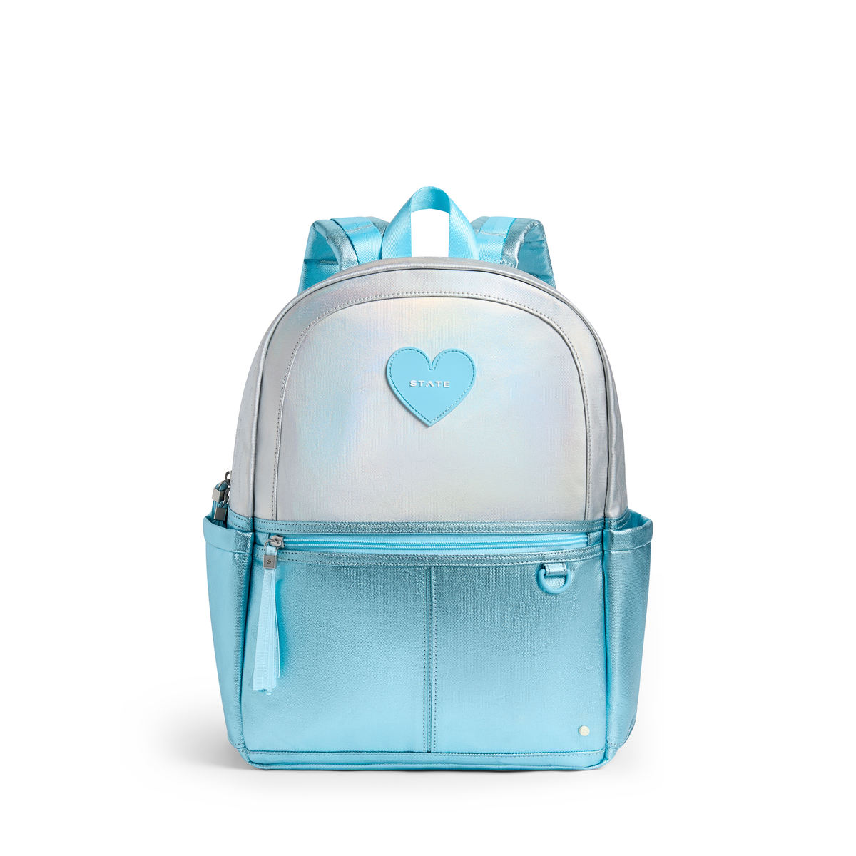STATE Kane Double Pocket Backpack | Blue Iridescent