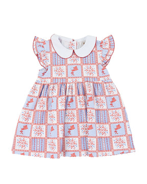 Cypress Row Patriotic Patchwork Penelope Prep Dress