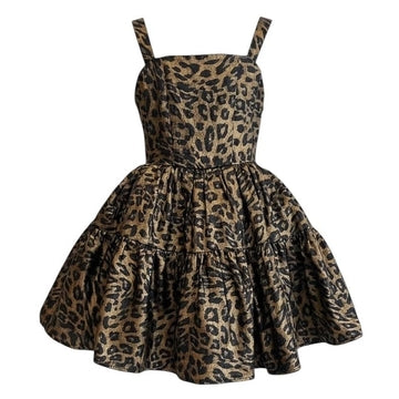 Lola + The Boys Sweet Leopard Dress