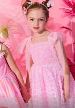 Lola + The Boys Sequin Princess Tank Dress