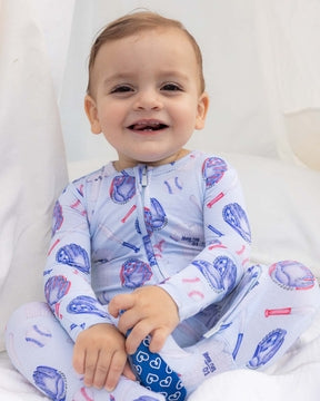 Lev Baby Home Run Zippered Footie