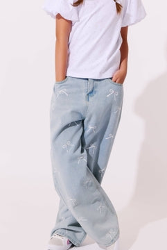 Lola + The Boys Crystal Bows Jeans – Teen/Women