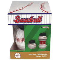 Iscream Baseball Silicone Collapsible Water Bottle