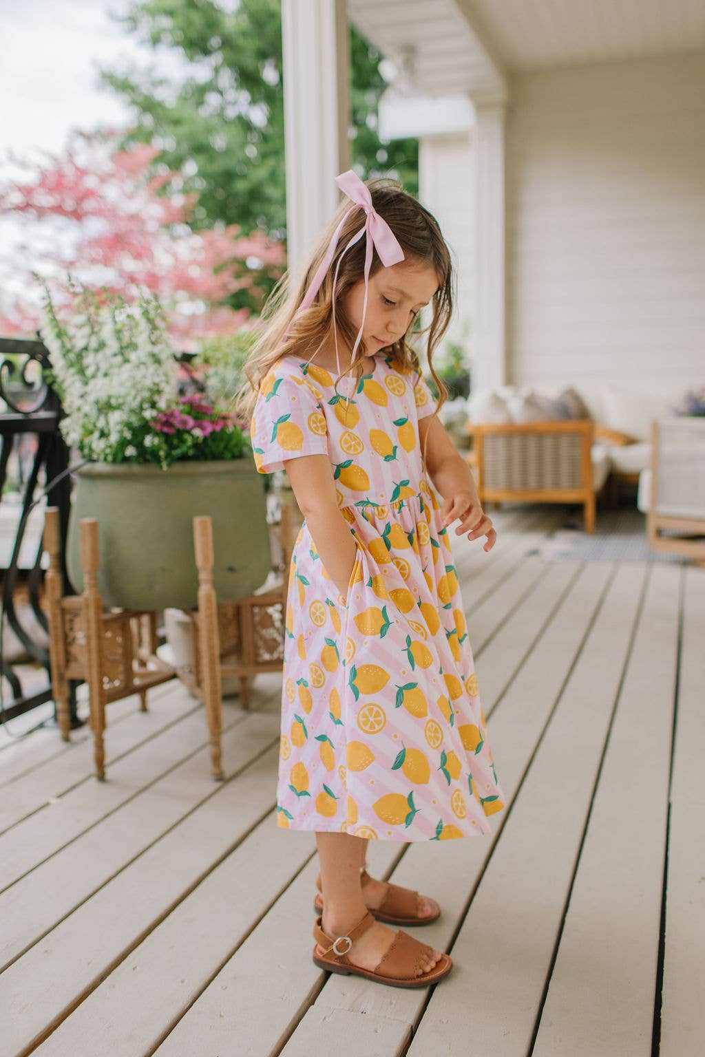Classic Twirl Dress in Lemonade - Baby Biz