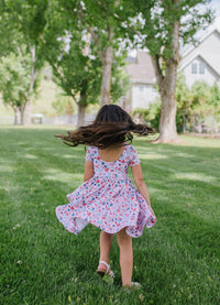 Classic Twirl Dress in Pink Celebration