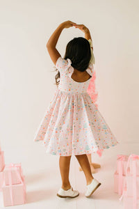 Puff Dress in Sugar Plum - Baby Biz