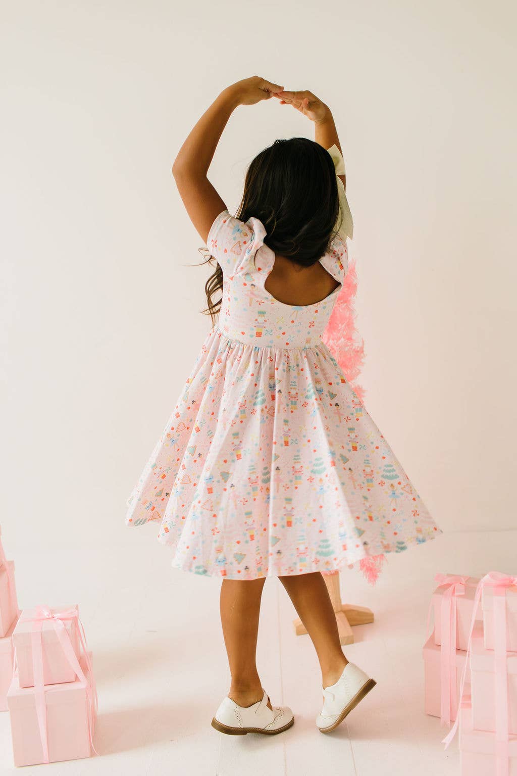 Puff Dress in Sugar Plum - Baby Biz