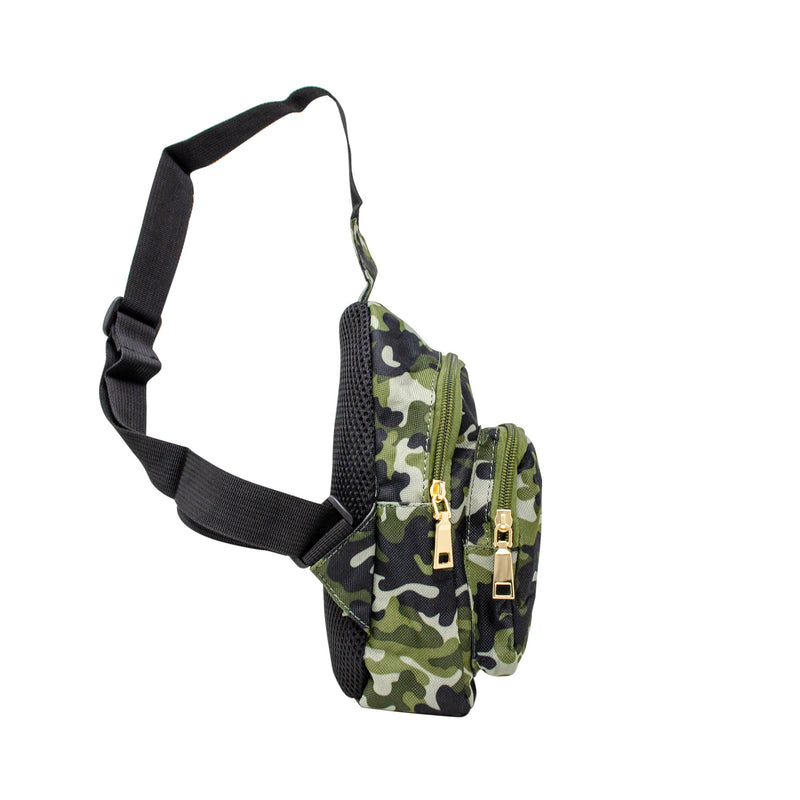 Boys Crossbody Sling Bag: Jungle Camo