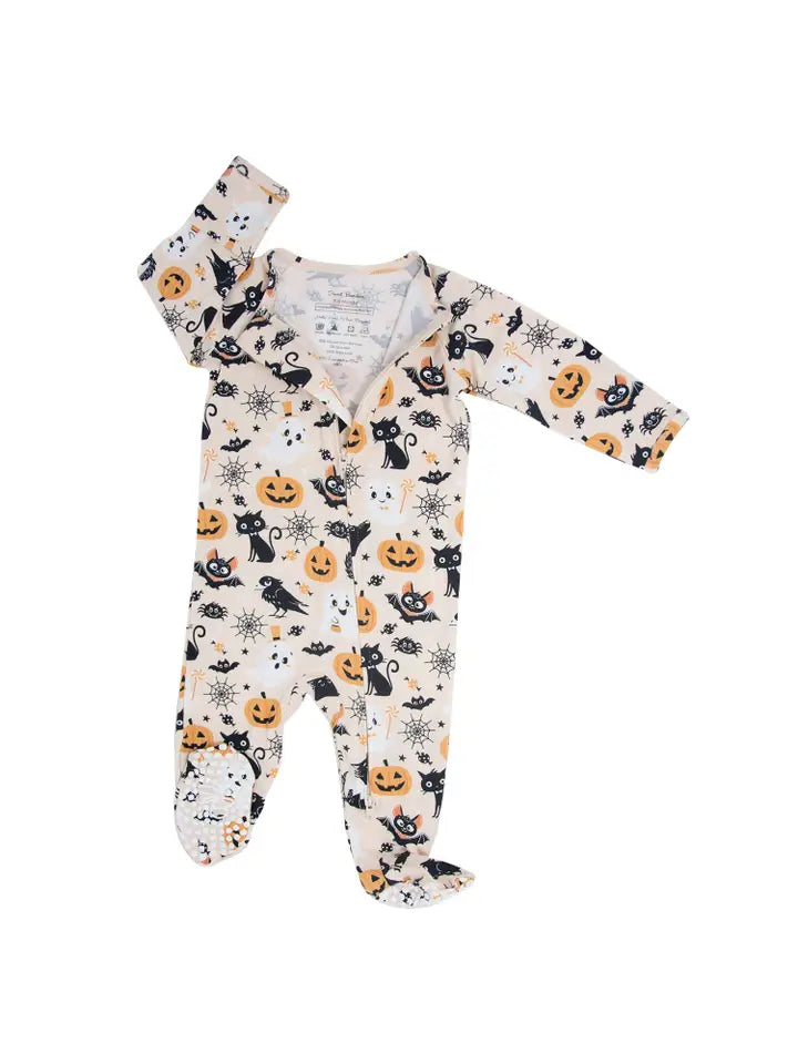 Zipper Footie - Halloween