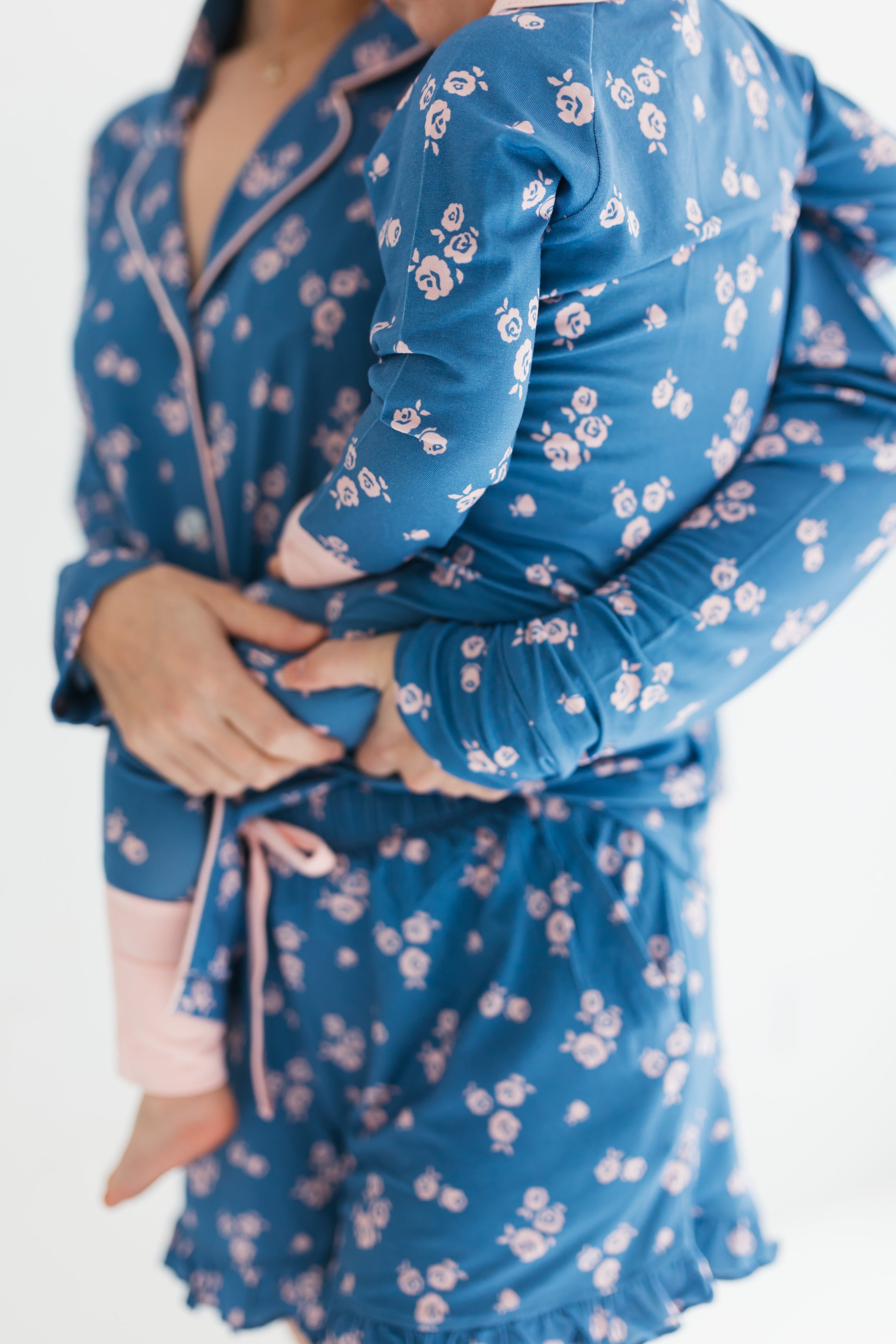 In My Jammers Madelyn Floral Zipper Romper