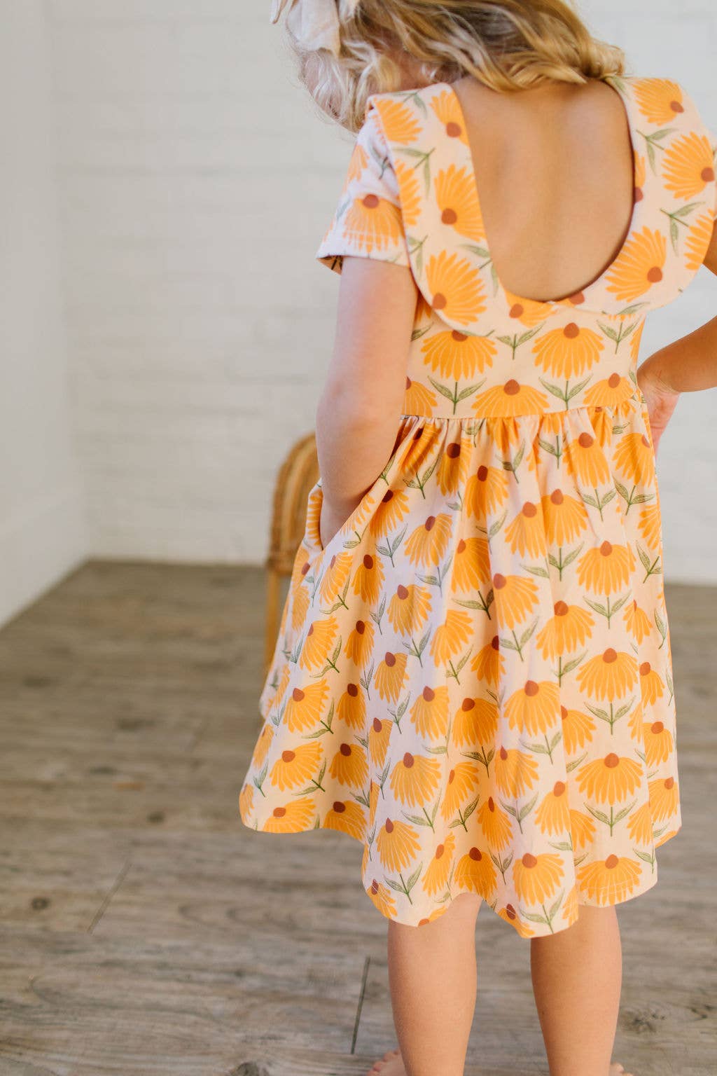 Ollie Jay Elizabeth Dress in Sunflower