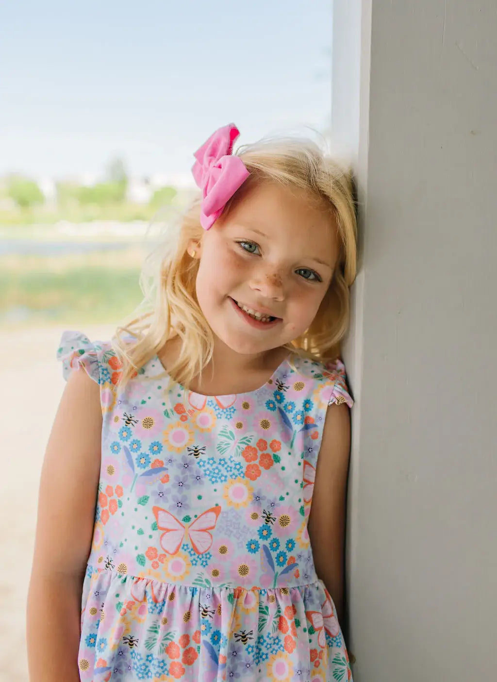 Macie Romper in Butterfly Dream