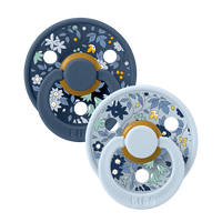 BIBS x Liberty Natural Rubber Latex Pacifier 2-Pack | Size 1 (0-6 Months)