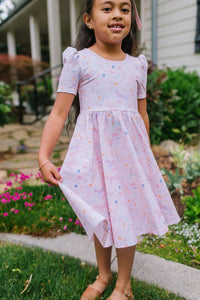 Puff Dress in Dreamy Unicorn