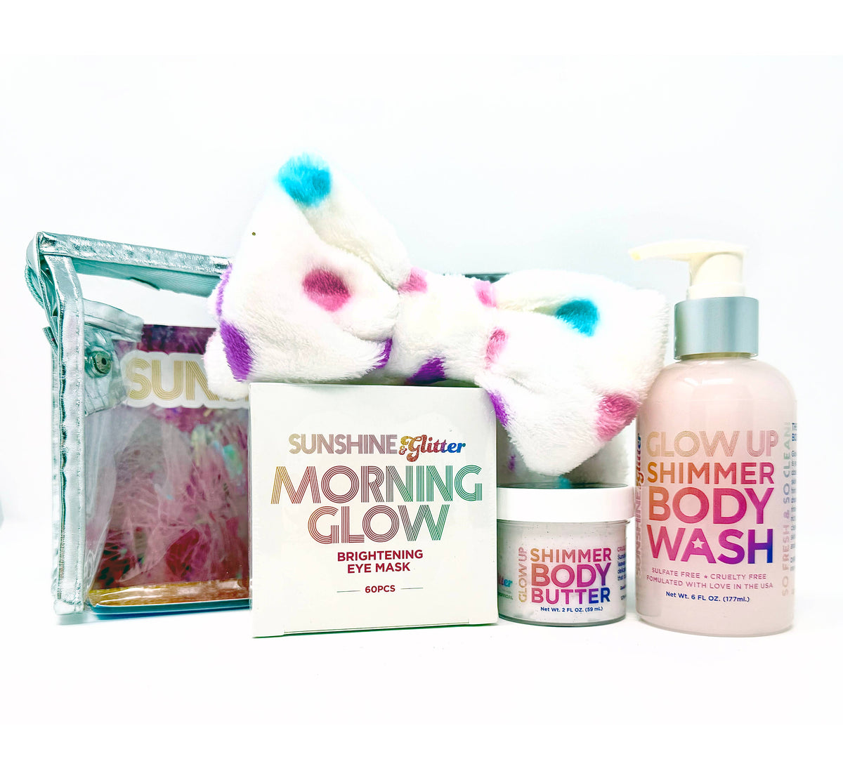 Morning Glow Holiday Shimmer Spa Bath Gift Set