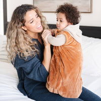 WEARABLE BLANKETS: Feather / Medium Minky