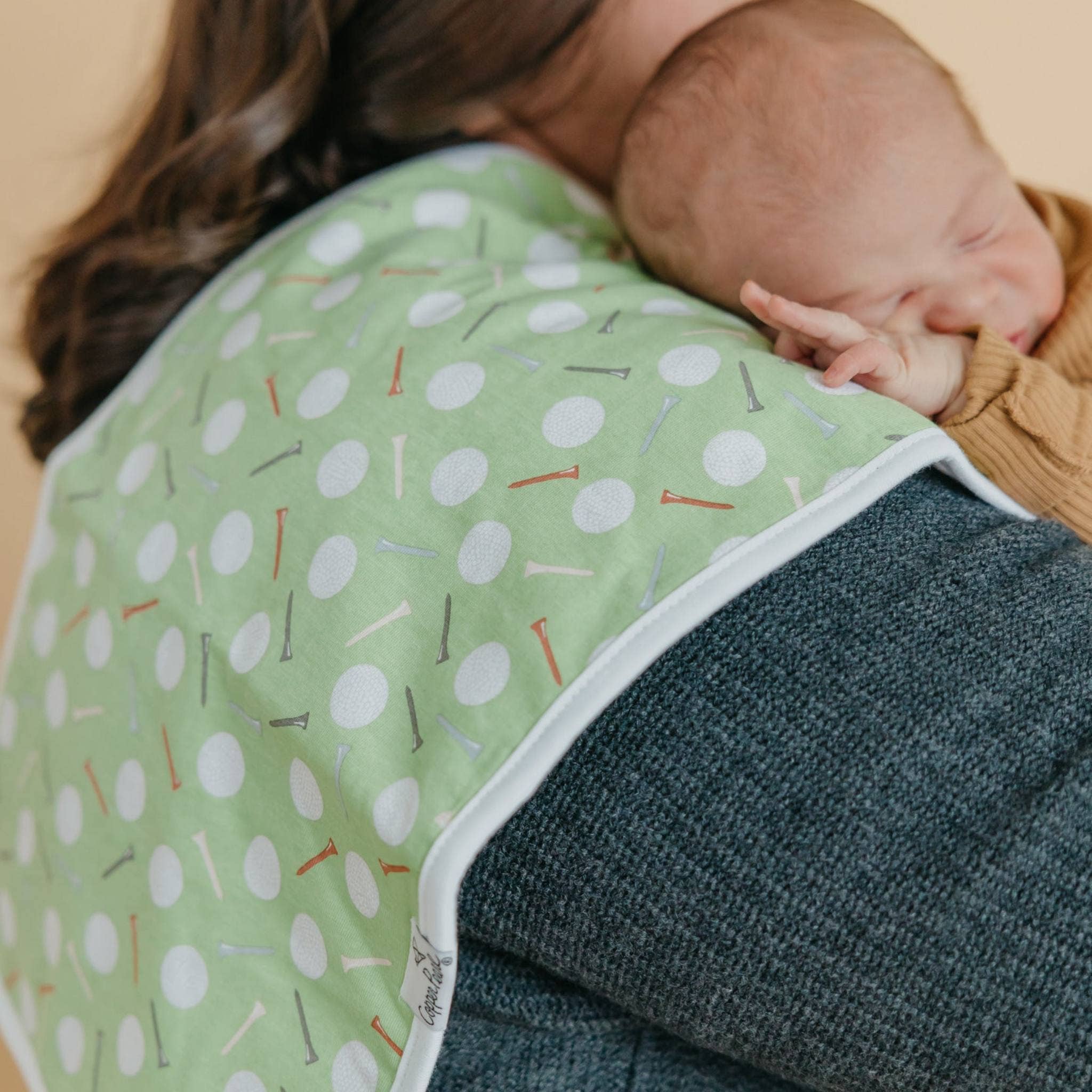 Copper Pearl Premium Burp Cloths | Bogey