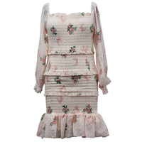 Ava & Yelly Tween Smocked Long Sleeve Dress