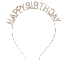 Great Pretenders Happy Birthday Rhinestone Headband