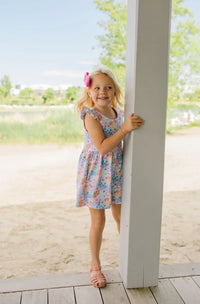 Macie Romper in Butterfly Dream