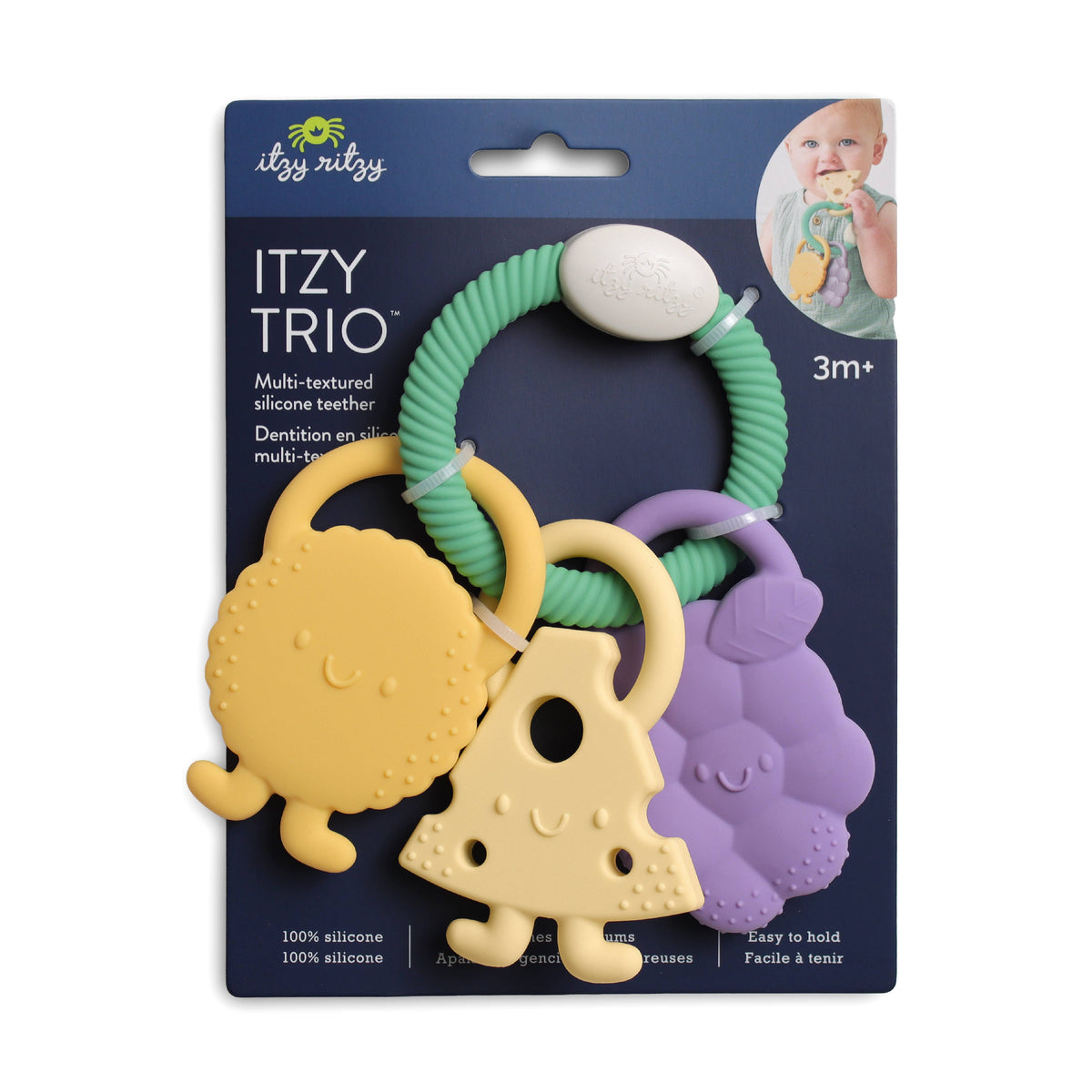 *NEW* Itzy Trio™ Multi-textured Silicone Teether Charcuterie