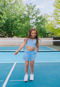 Ashlyn Athletic Set in Sky Blue