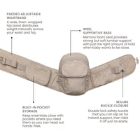 Everyday Hip Carrier - Taupe