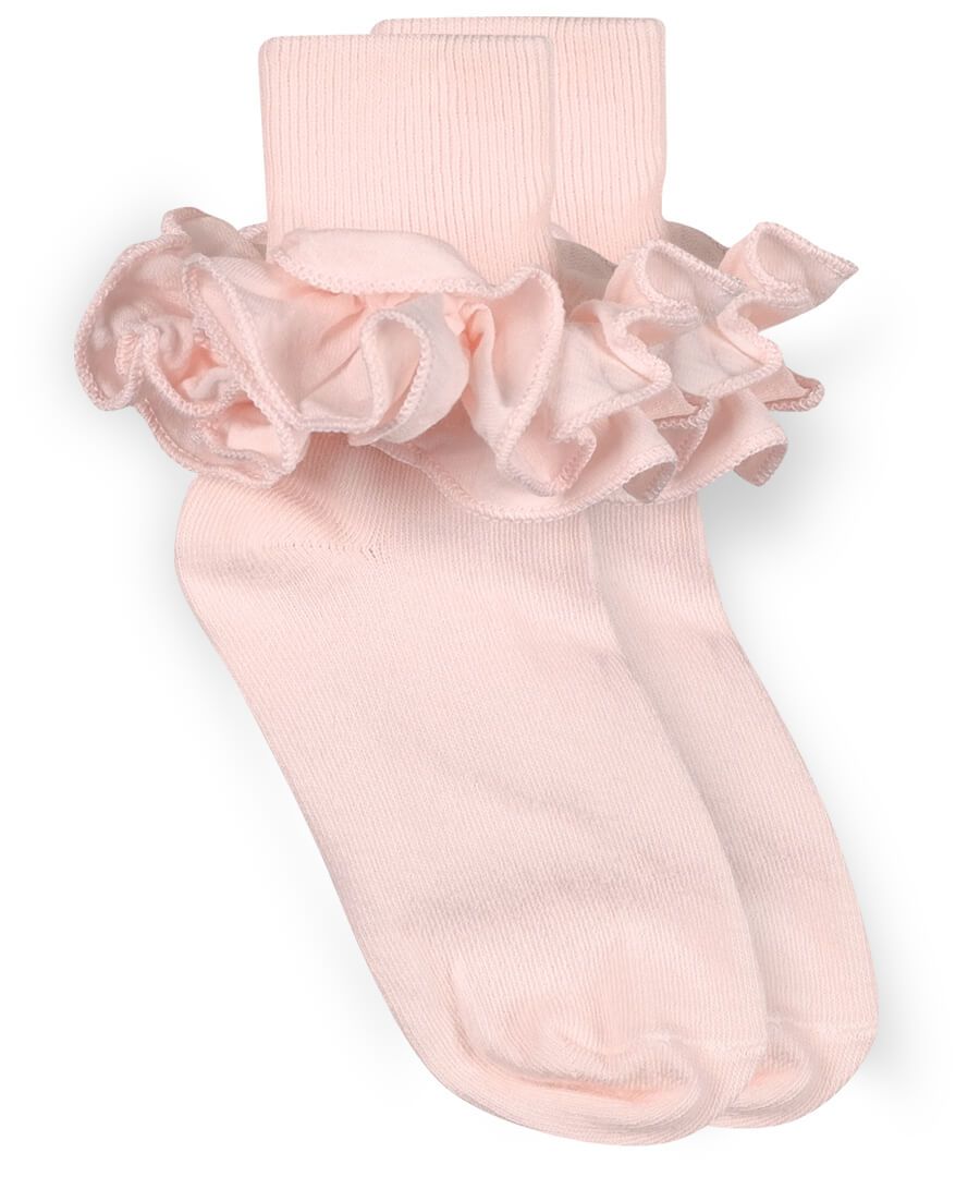 efferies Socks Misty Ruffle Lace Turn Cuff Socks