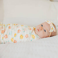 Copper Pearl Knit Swaddle Blanket | Daisy
