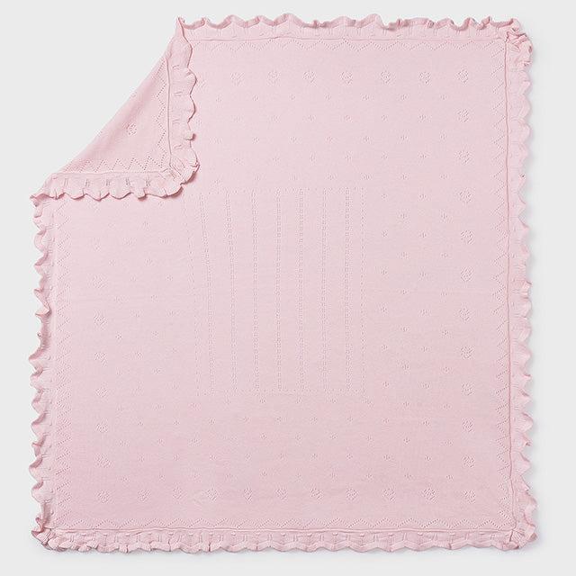 Mayoral Knit Baby Blanket | Crystal