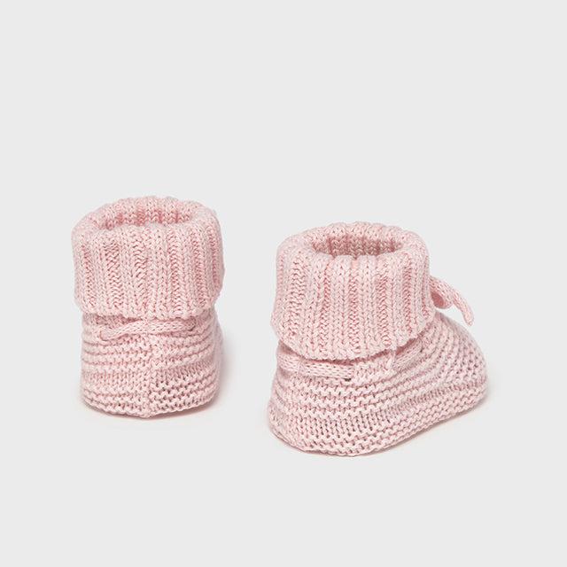 Mayoral Knit Booties | Crystal