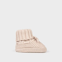 Mayoral Knit Booties | Col. Mole