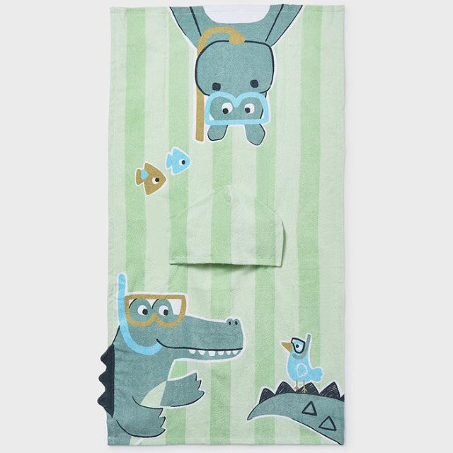 Mayoral Hooded Towel | Apple