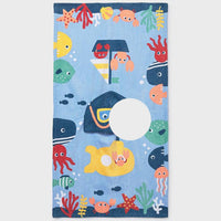 Mayoral Hooded Towel | Blue