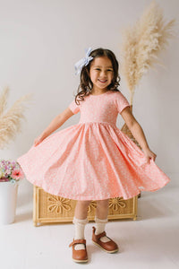 Classic Twirl Dress in Painted Petal