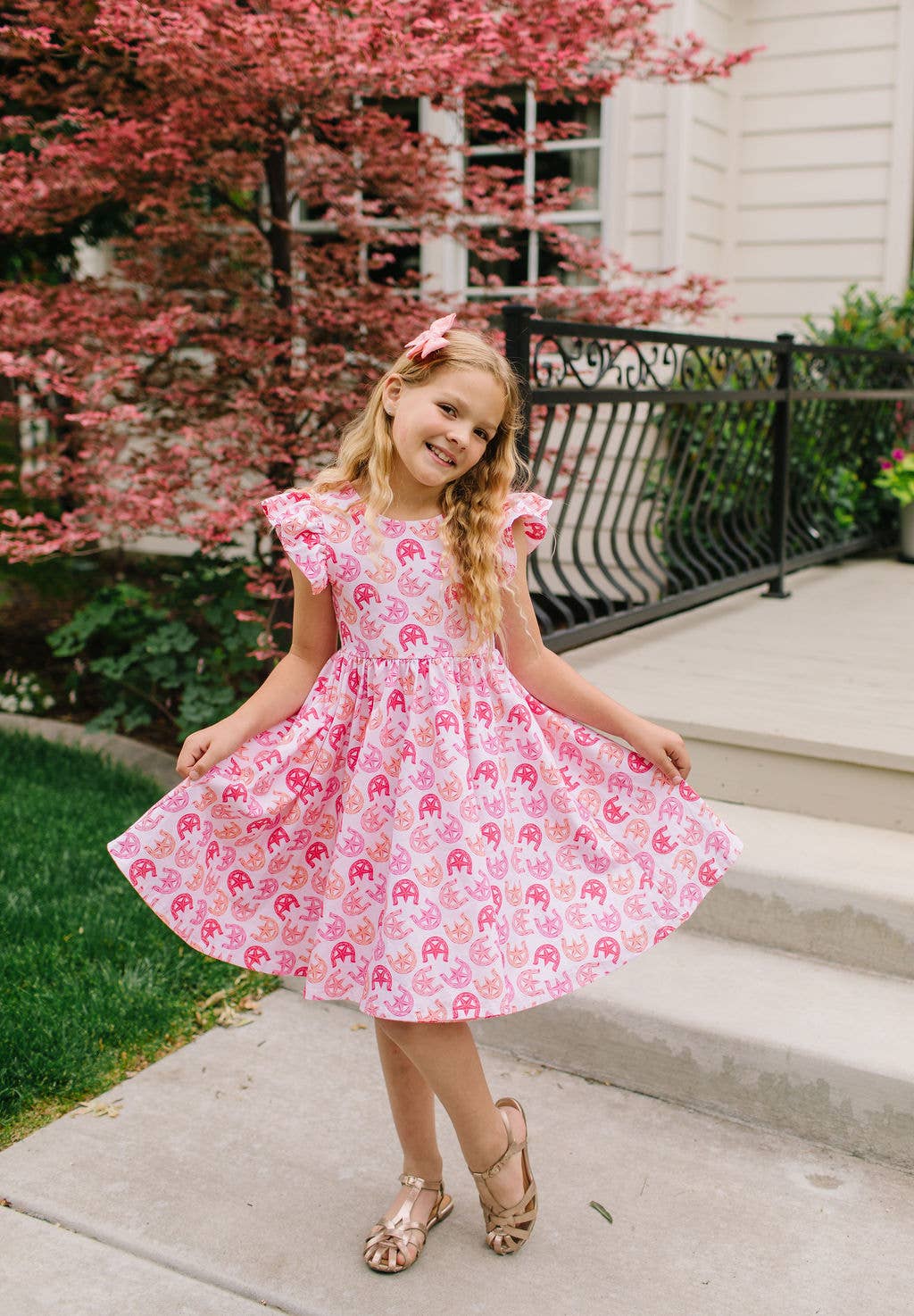 Olivia Dress in Horse Shoe