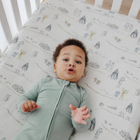Copper Pearl Premium Knit Fitted Crib Sheet | Tatooine