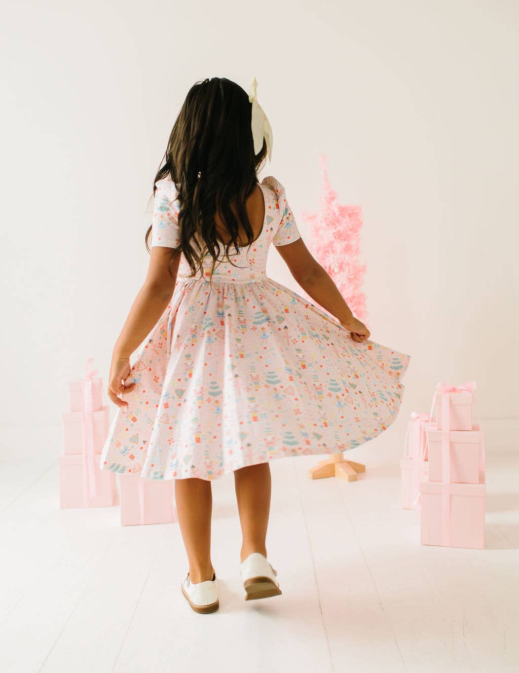 Puff Dress in Sugar Plum - Baby Biz