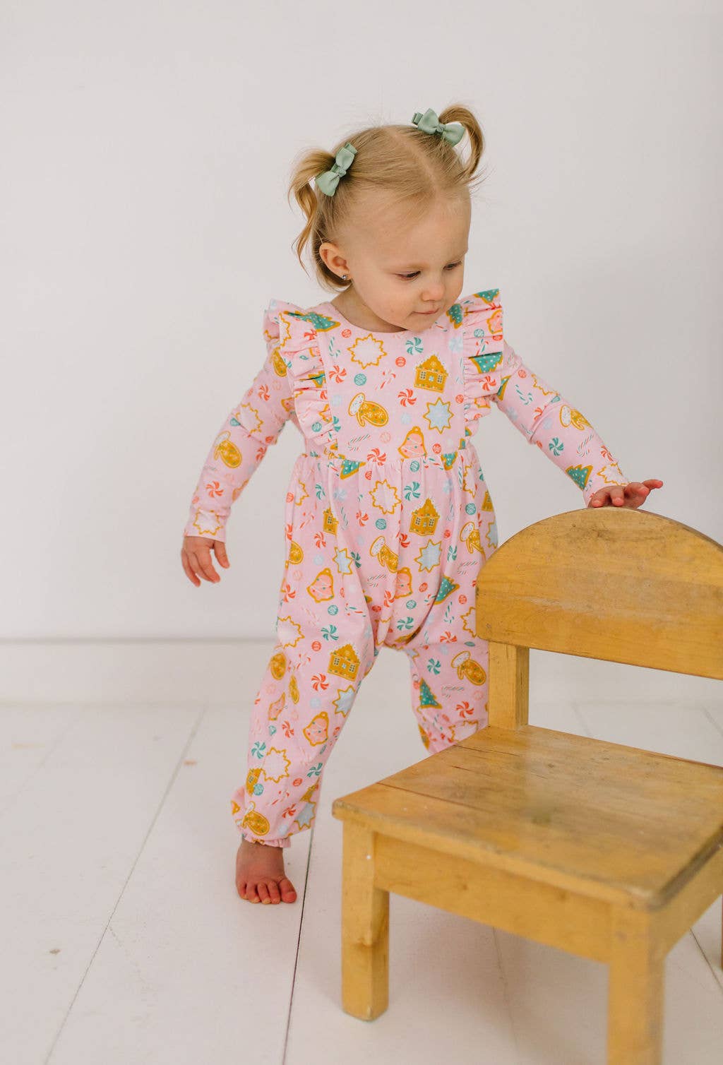 Mabel Romper in Christmas Cookies